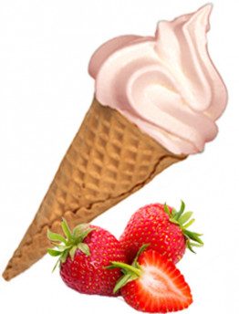 Мягкое мороженое Dolce Rosa  Клубника