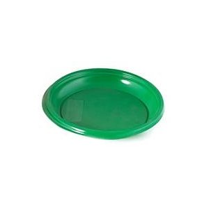 Тарелка 167мм десертная пластик зеленый